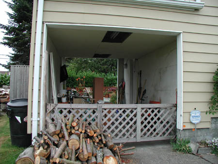 garage door side